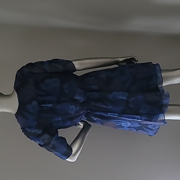 Ted Baker Juleah Floral Ruched Sleeve Detail Mini Dress 1 TB (4 US) $295 - Picture 4 of 13